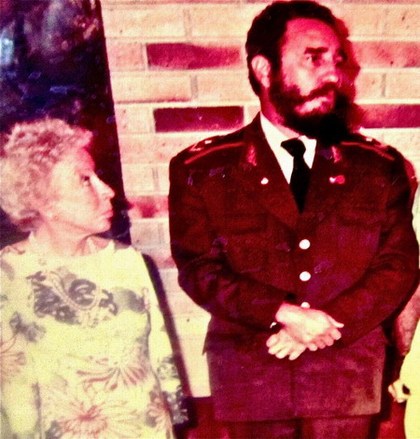 Фидель Кастро и Мэри Хемингуэй
